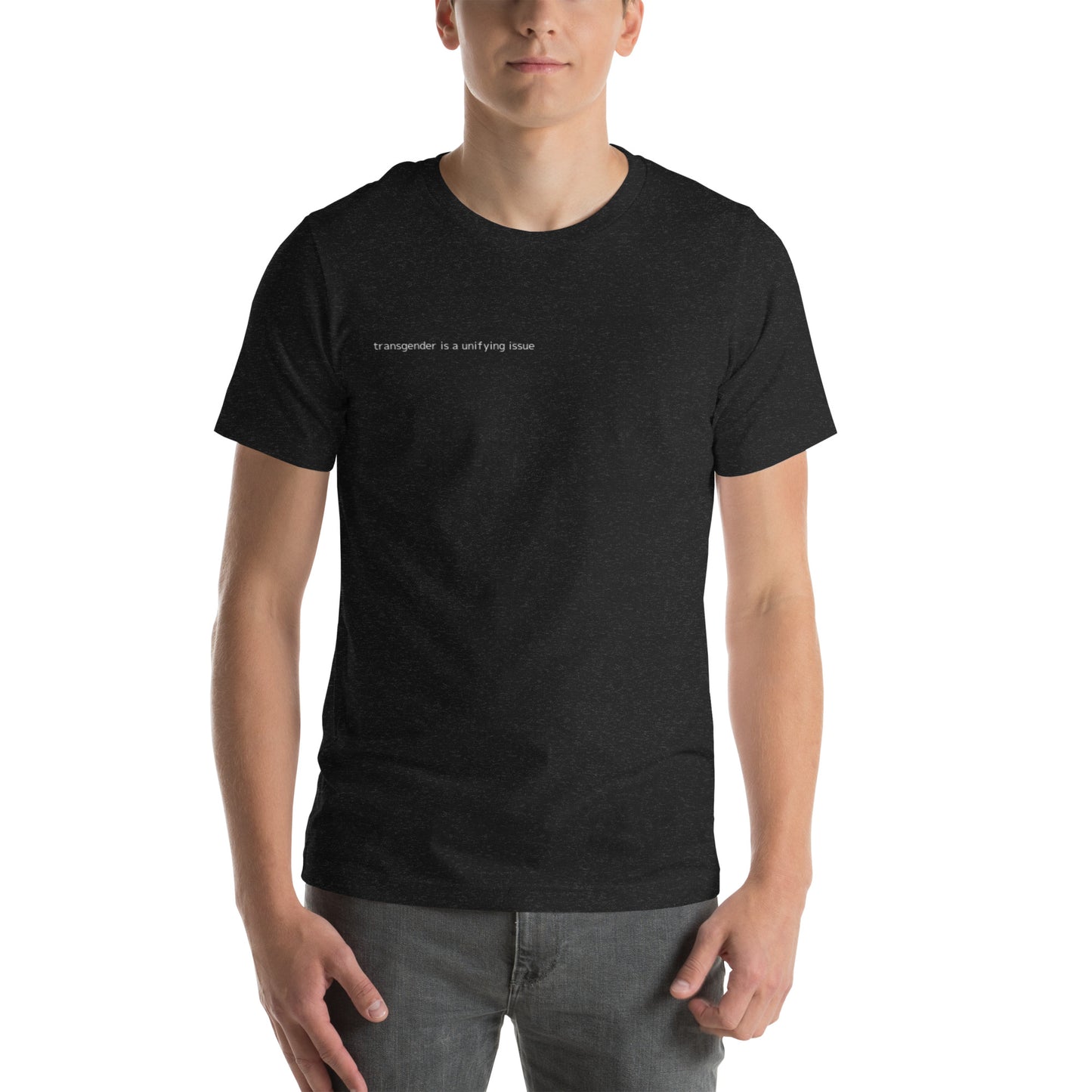 transgender is a unifying issue (Unisex t-shirt)